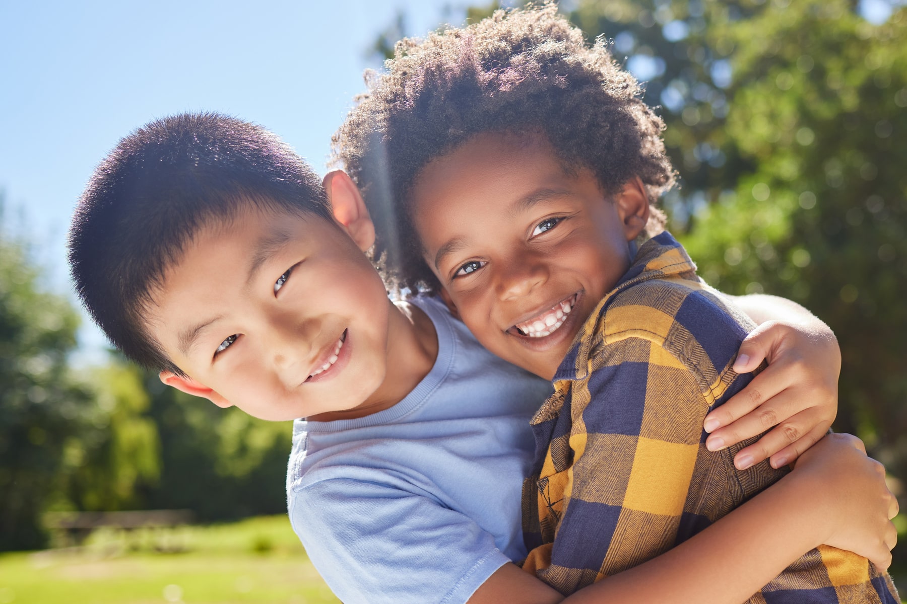 happy child patients after their pediatric dental care from Firm Foundation Dental in Prosper TX